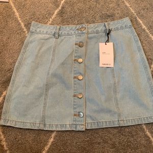 Denim skirt